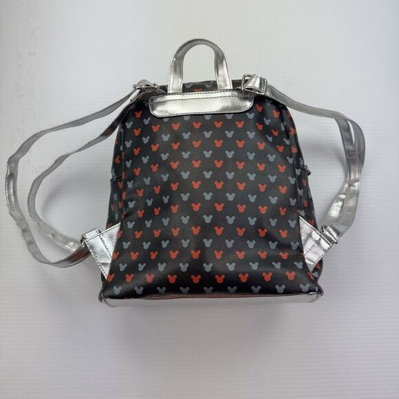 Disney Mickey Mouse Mini Backpack Blue Red Silver - Picture 5 of 16